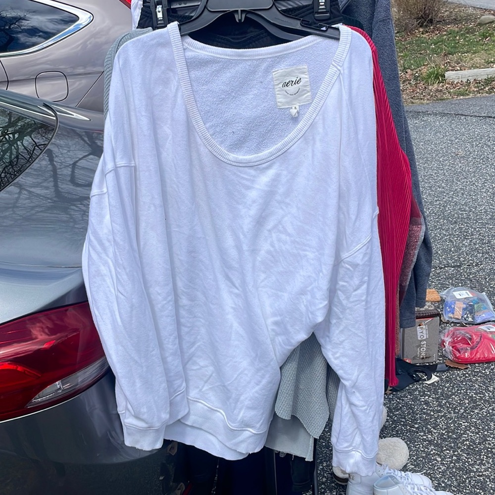 Oversized tunic shirt aerie